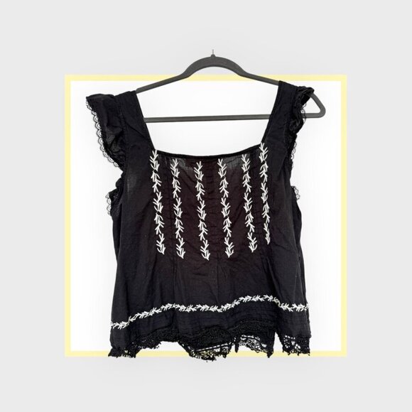 Anthropologie - Stylish Boho Embroidered Top – Perfect for Any Occasion - Picture 4 of 5
